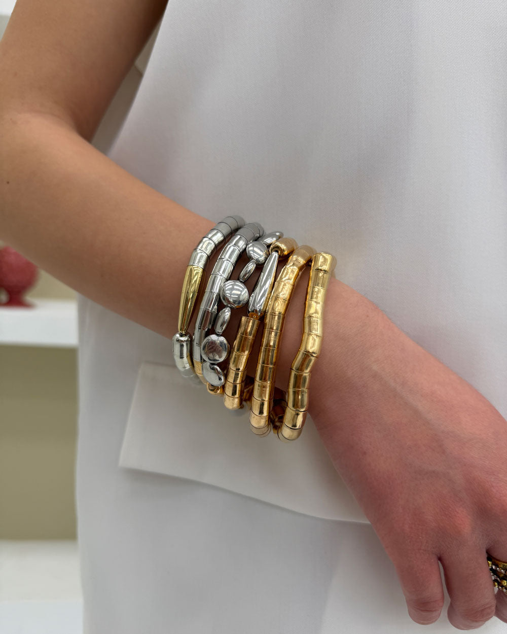Bracciale Serpente Oro/Argento