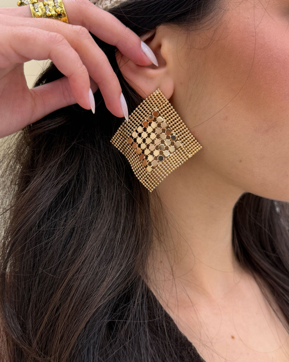 Orecchini Net Oro