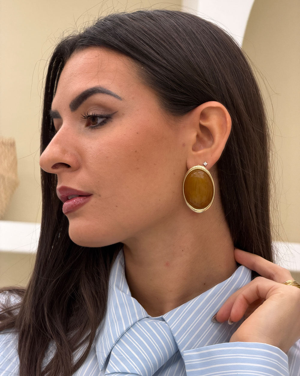 Orecchini Mirror Camel