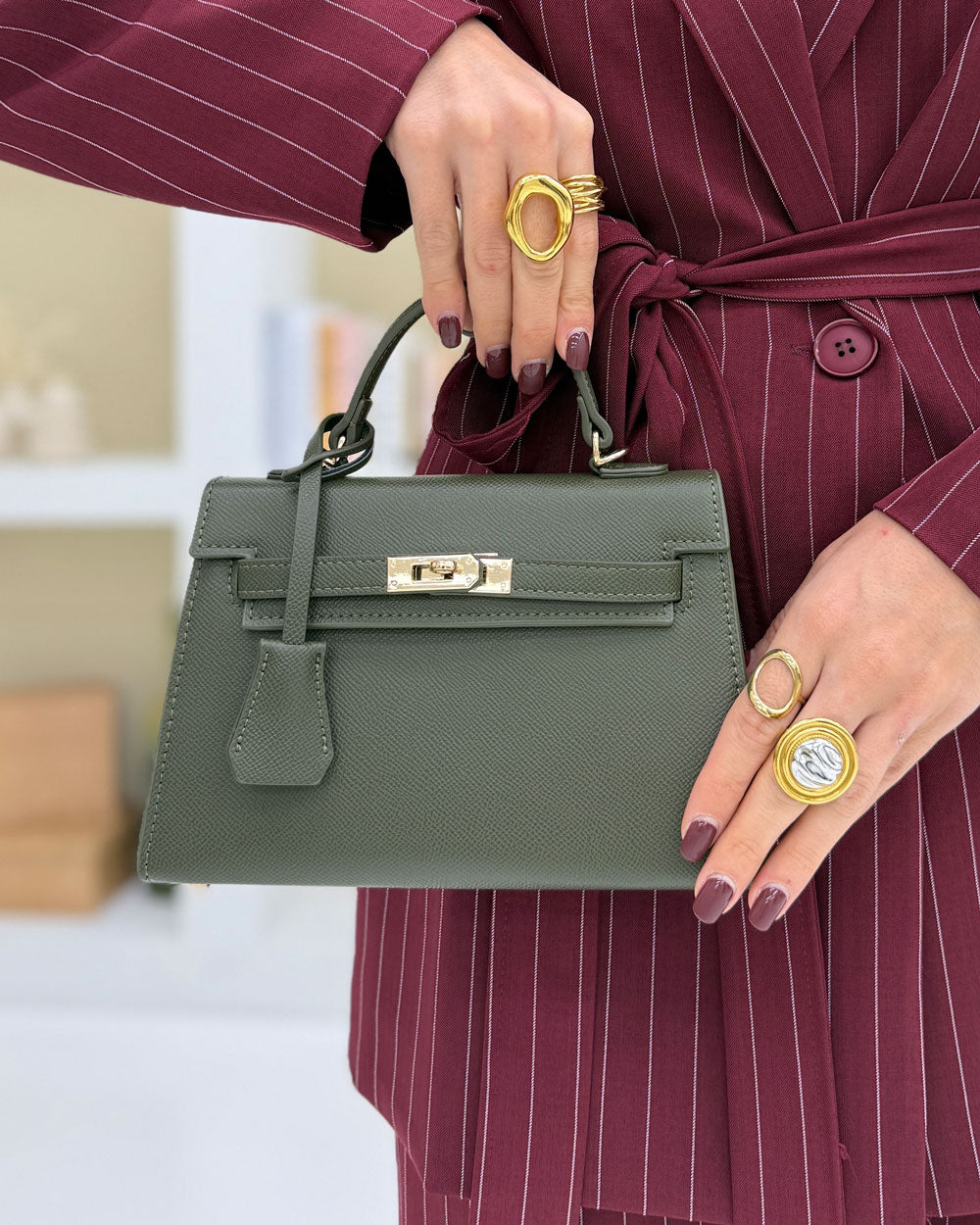 Borsa Birkin M4766 Verde