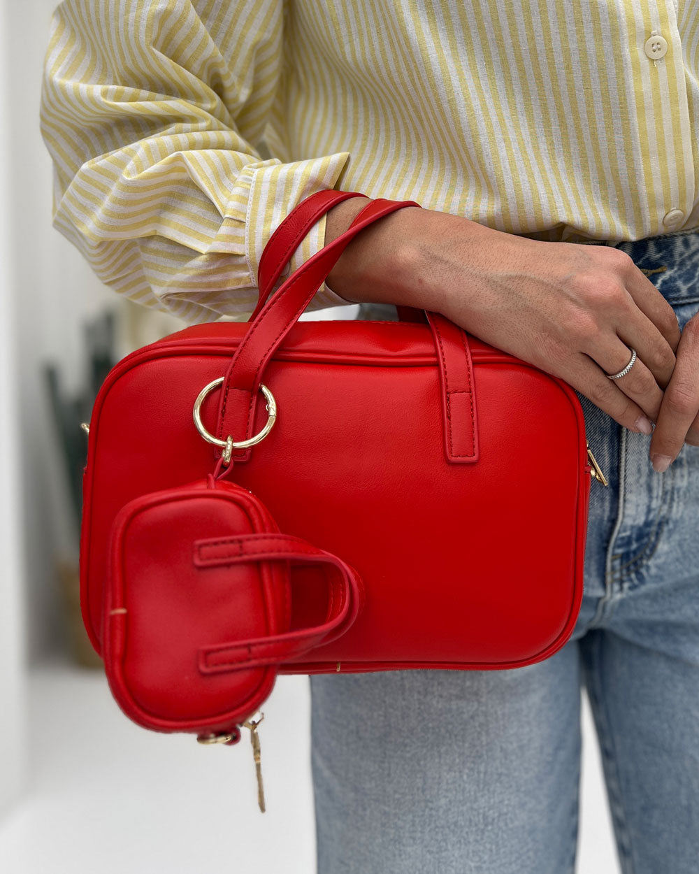 Borsa acc. CHARMS Rosso