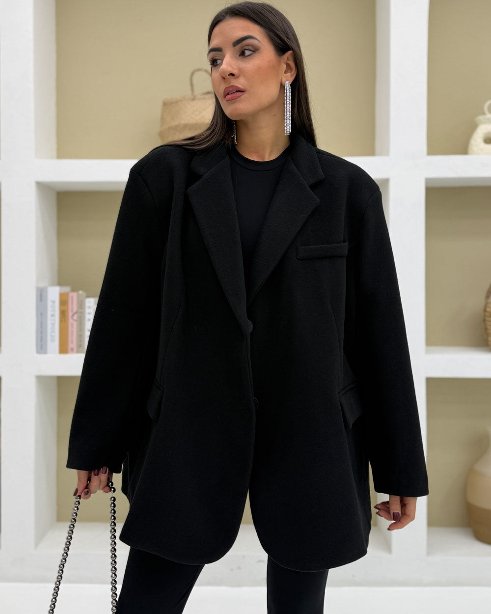 Cappotto corto JUST WEST Nero