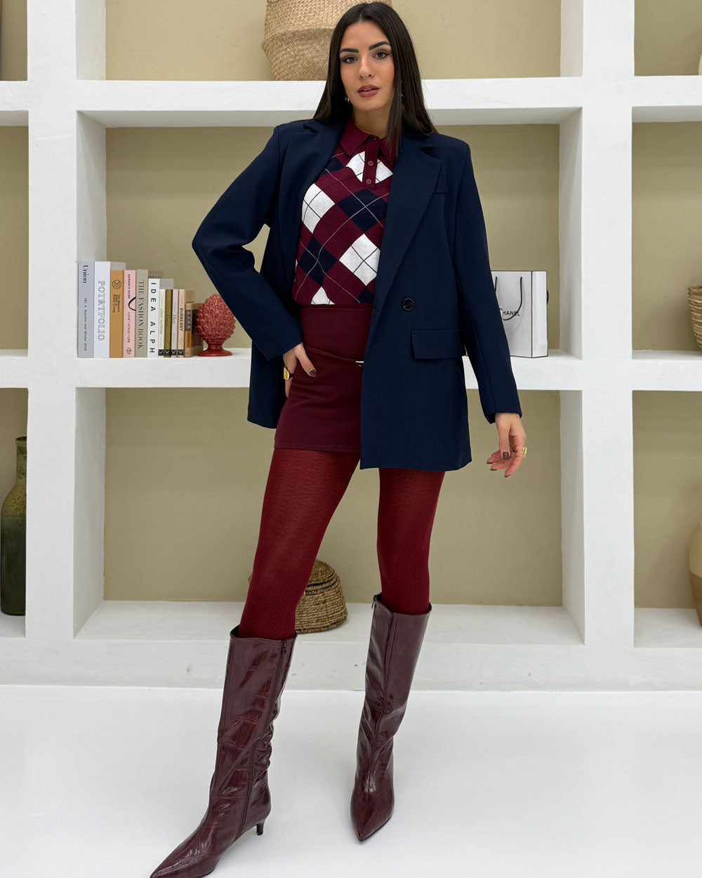 Blazer doppiopetto 4 bottoni Blu