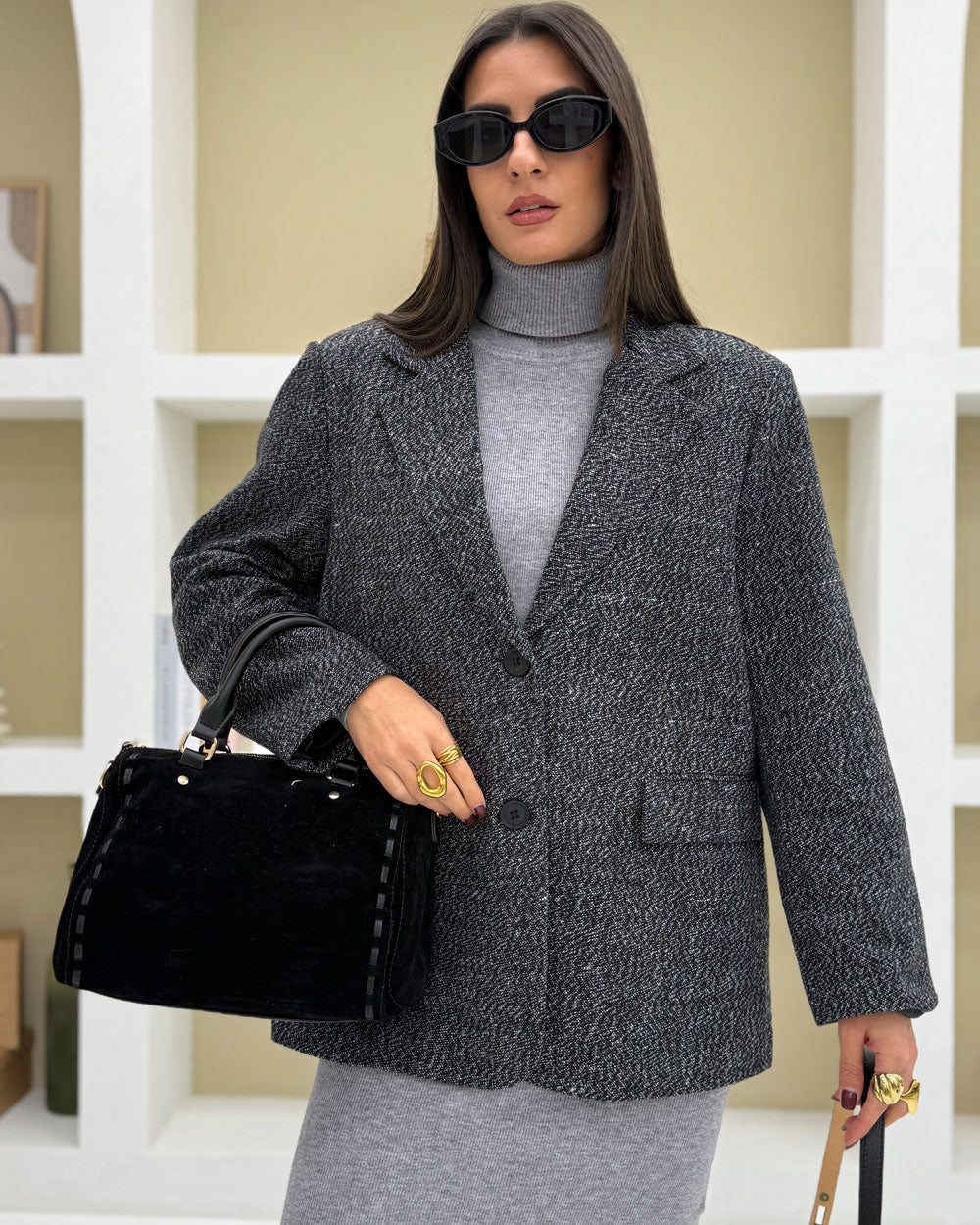 Blazer pesante Sale e Pepe Nero