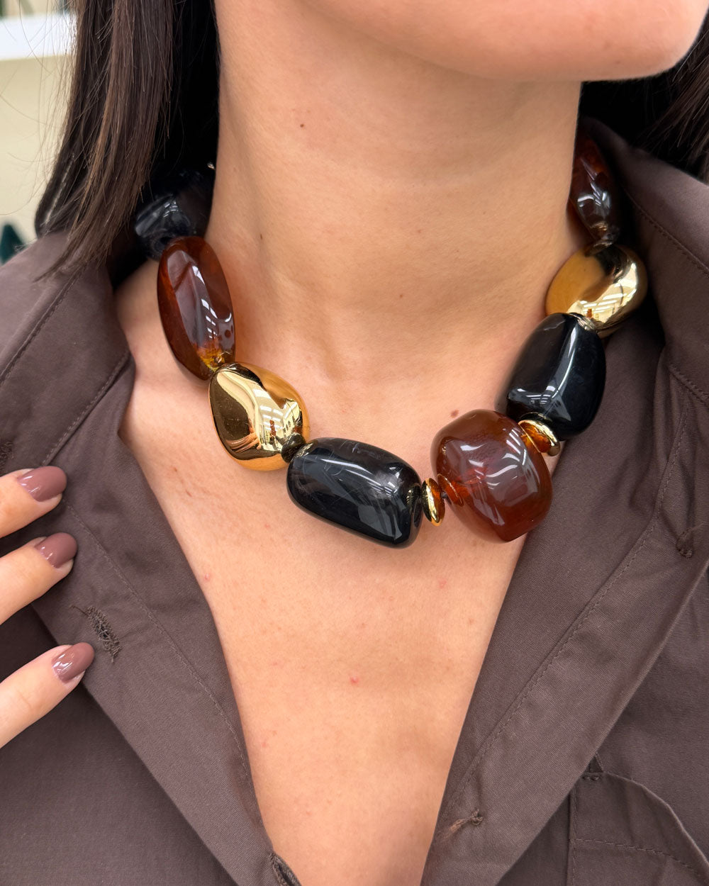 Collana Katalina Nero