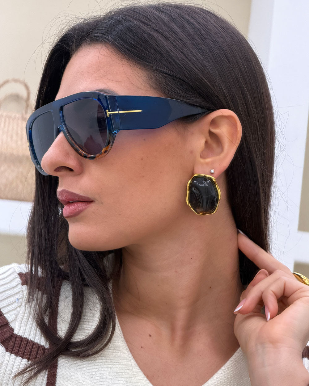 Orecchini Contessa Marrone