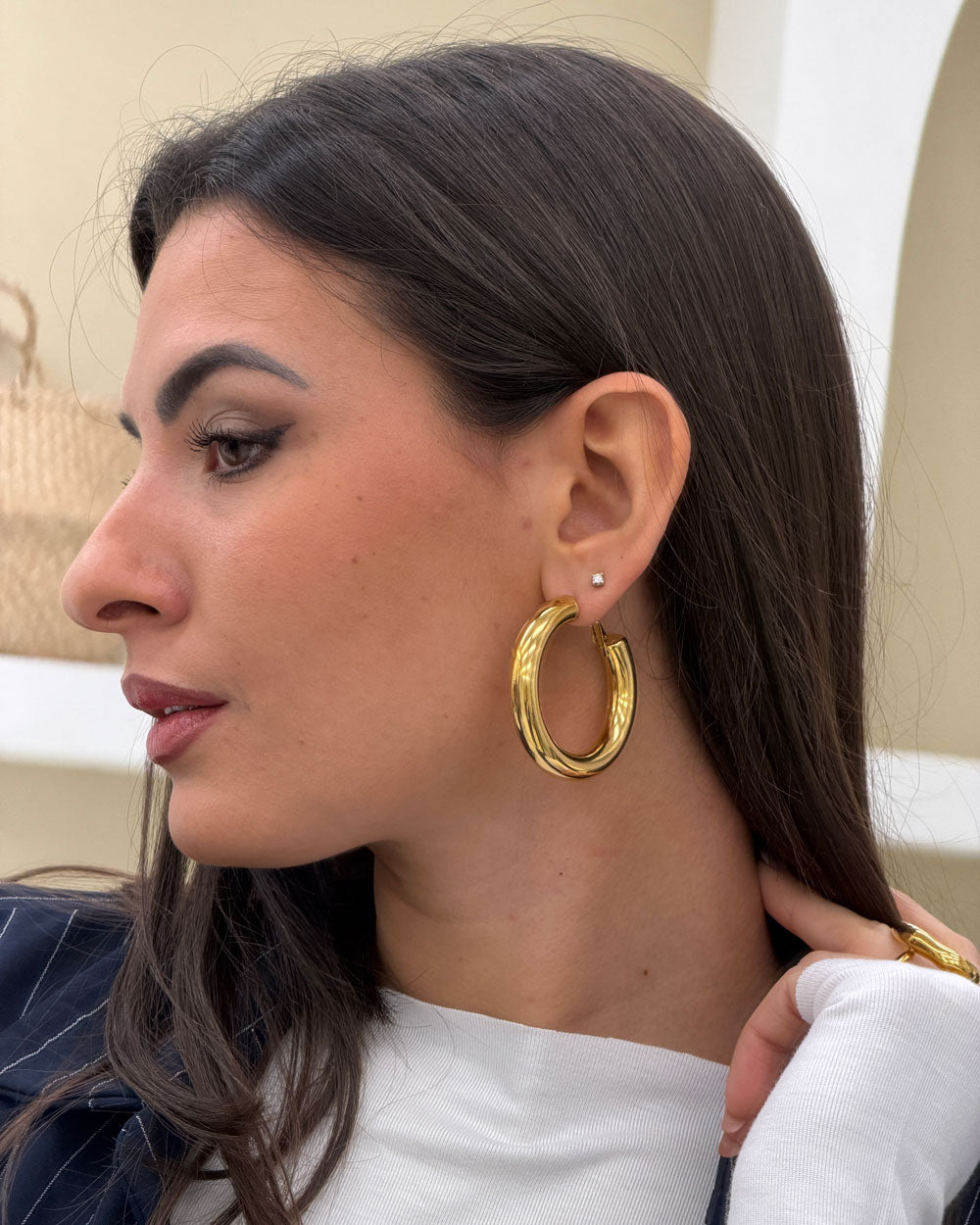 Orecchini Big Ring Oro