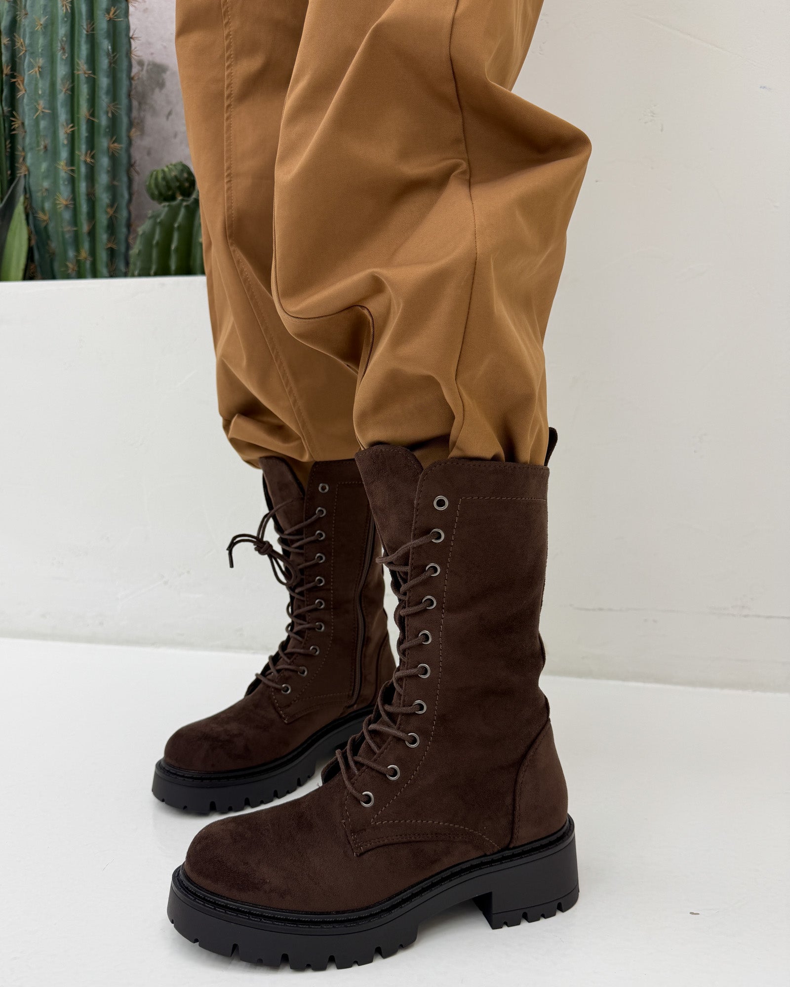 Anfibio Zip Camoscio Marrone