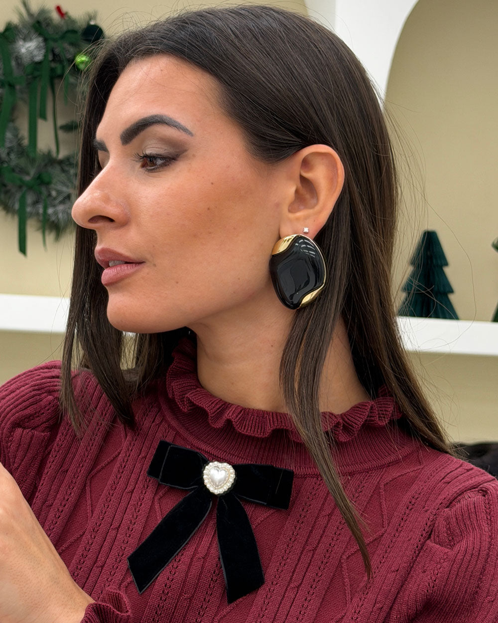 Orecchini Rosy Nero
