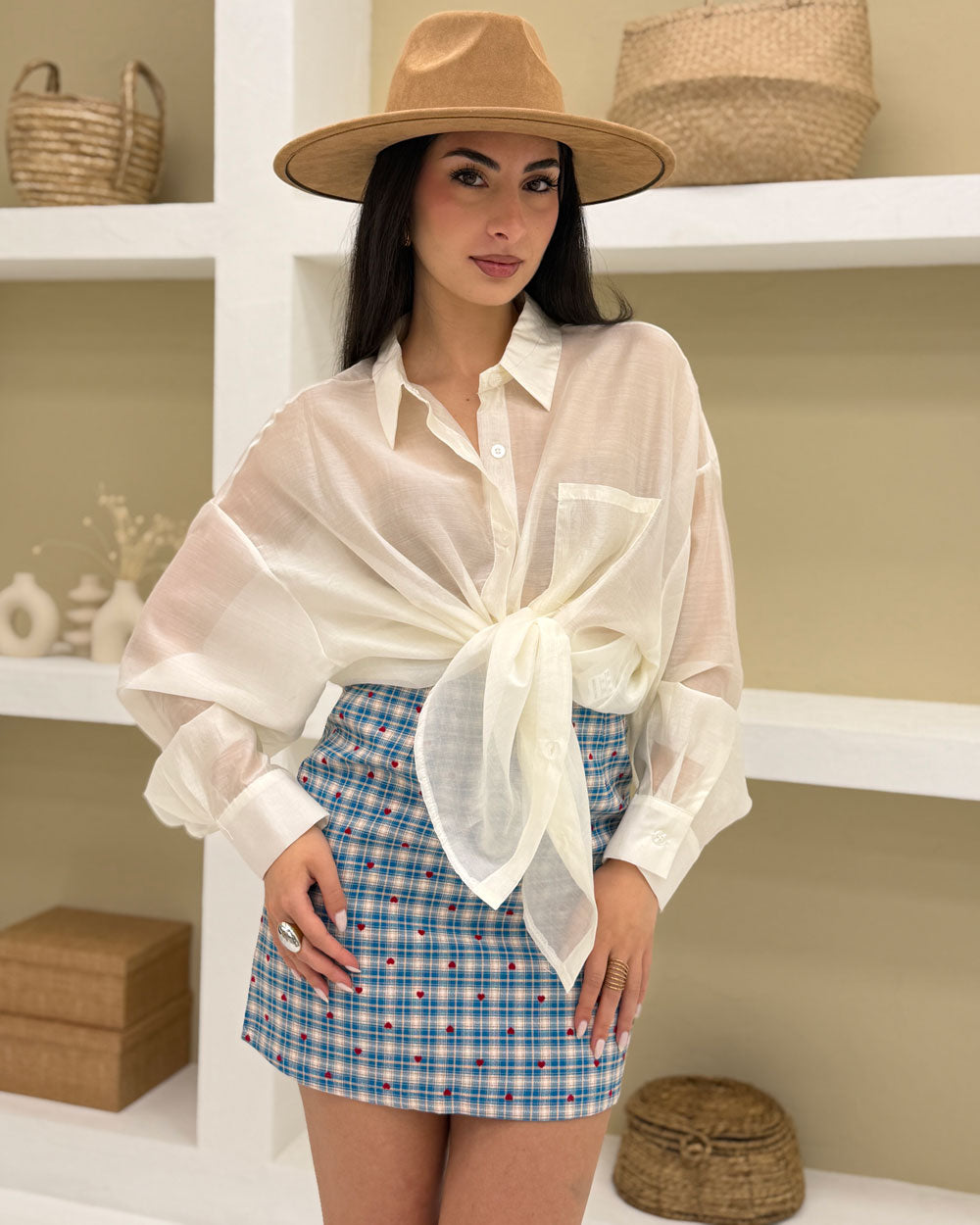 Camicia fresh summer Panna