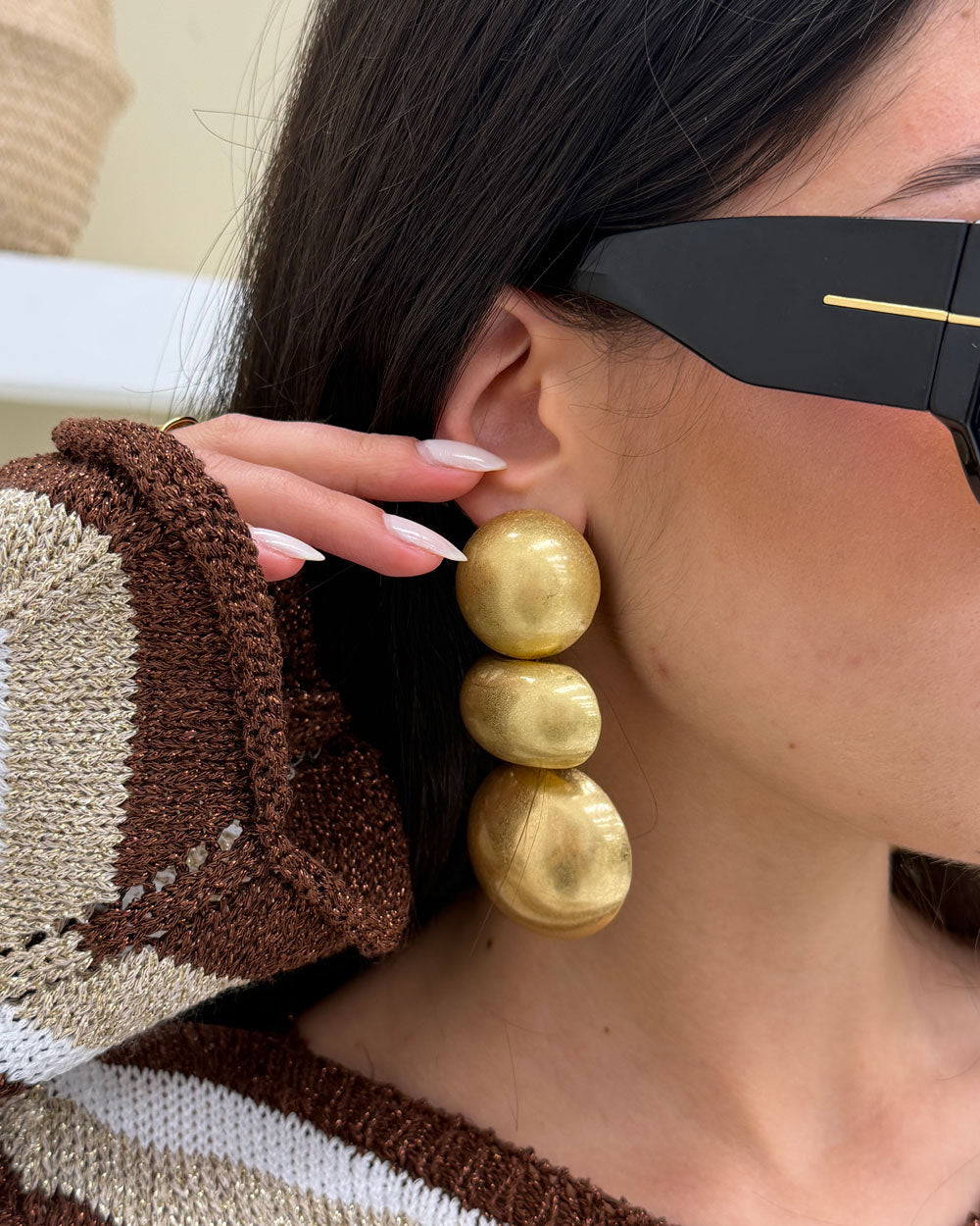 Orecchini maxi bomb Oro