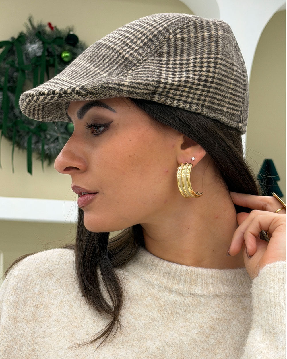 Orecchini Rigati Oro