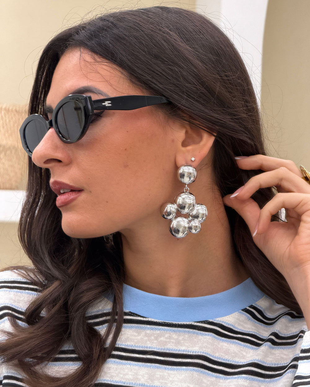 Orecchini Bubble Argento