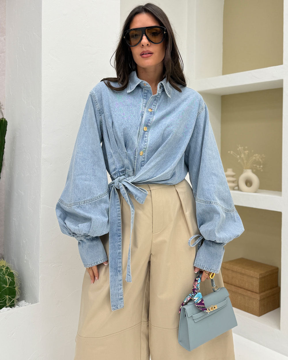 Borsa Geogina Celeste