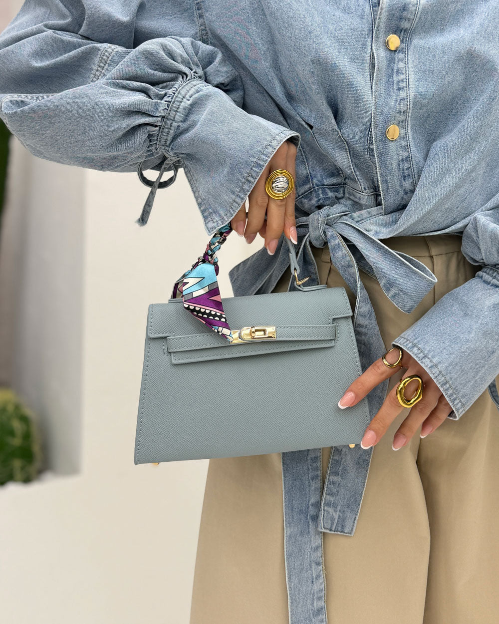 Borsa Geogina Celeste