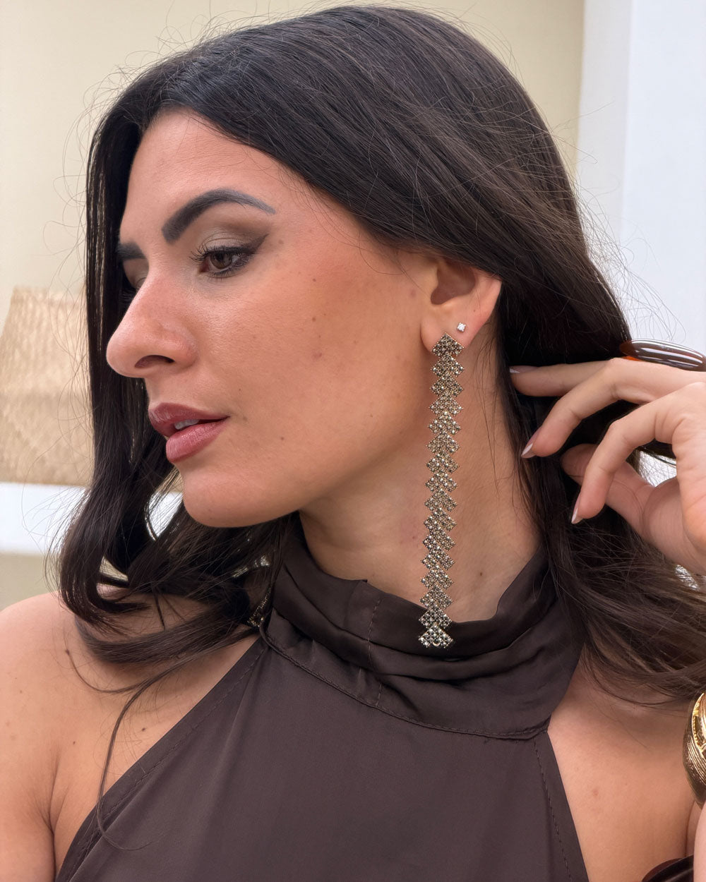 Orecchini Gala Oro\Grigio