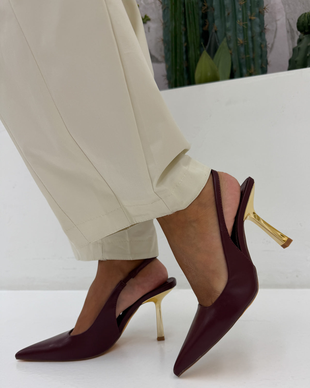 Slingback tc ORO Bordeaux