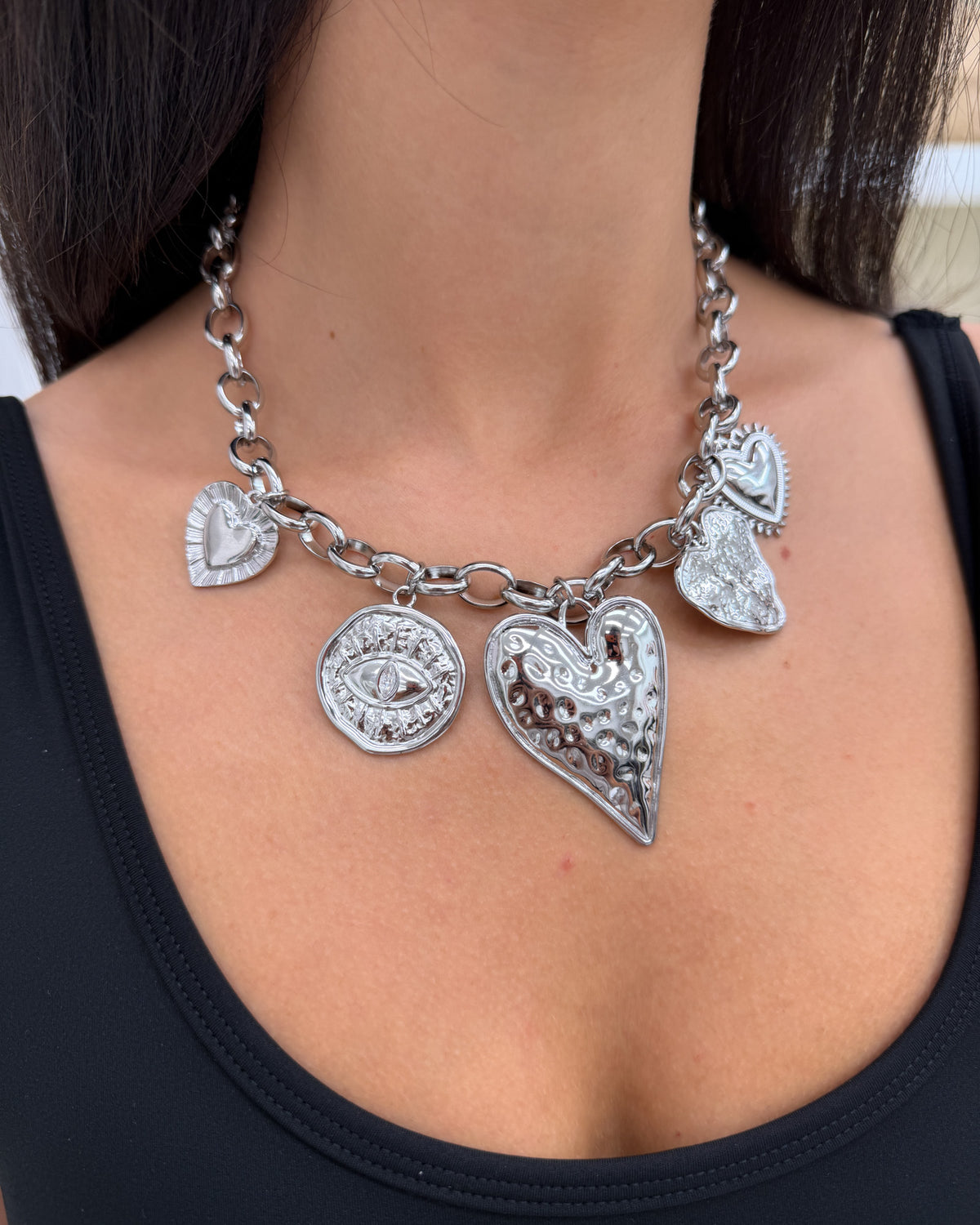 Collana big love Argento