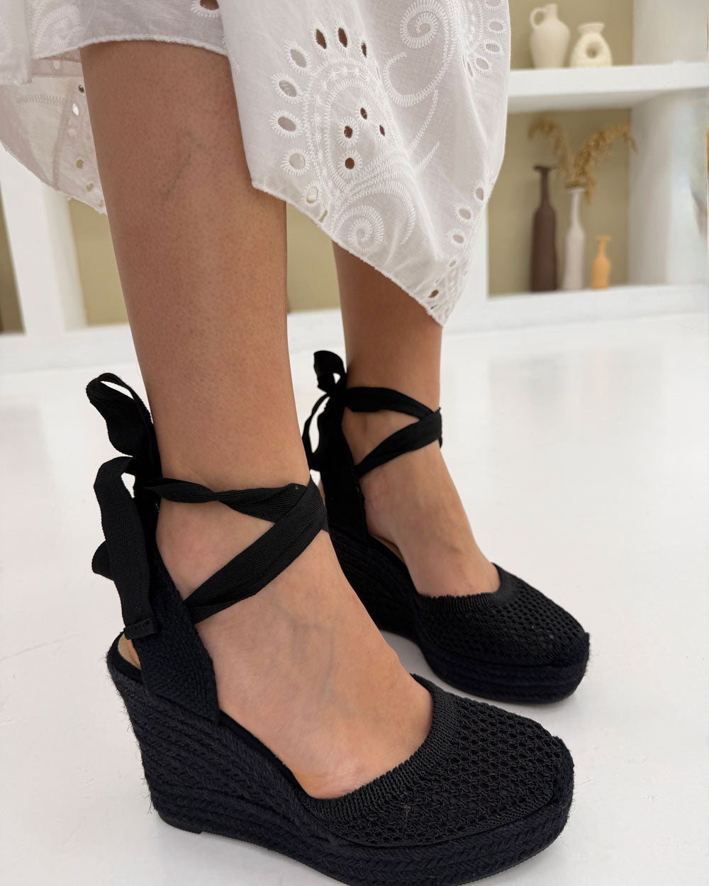 Espadrillas Zp Traforata Nero