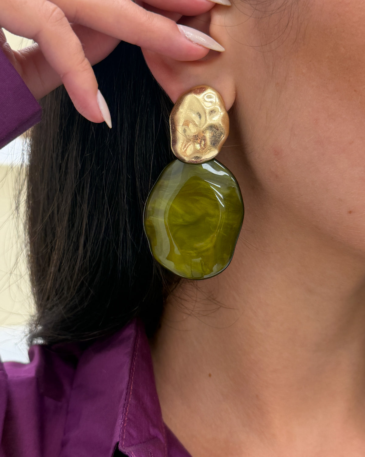 Orecchini Tamlin Verde