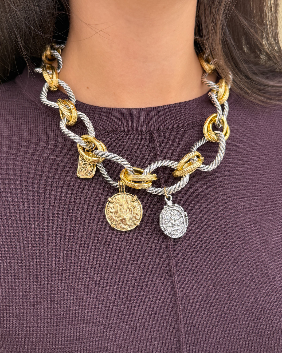 Collana Catene Bicolor