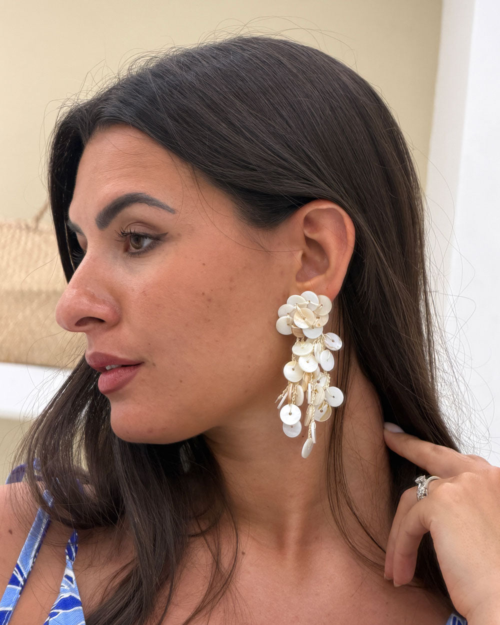 Orecchini Mare Bianco