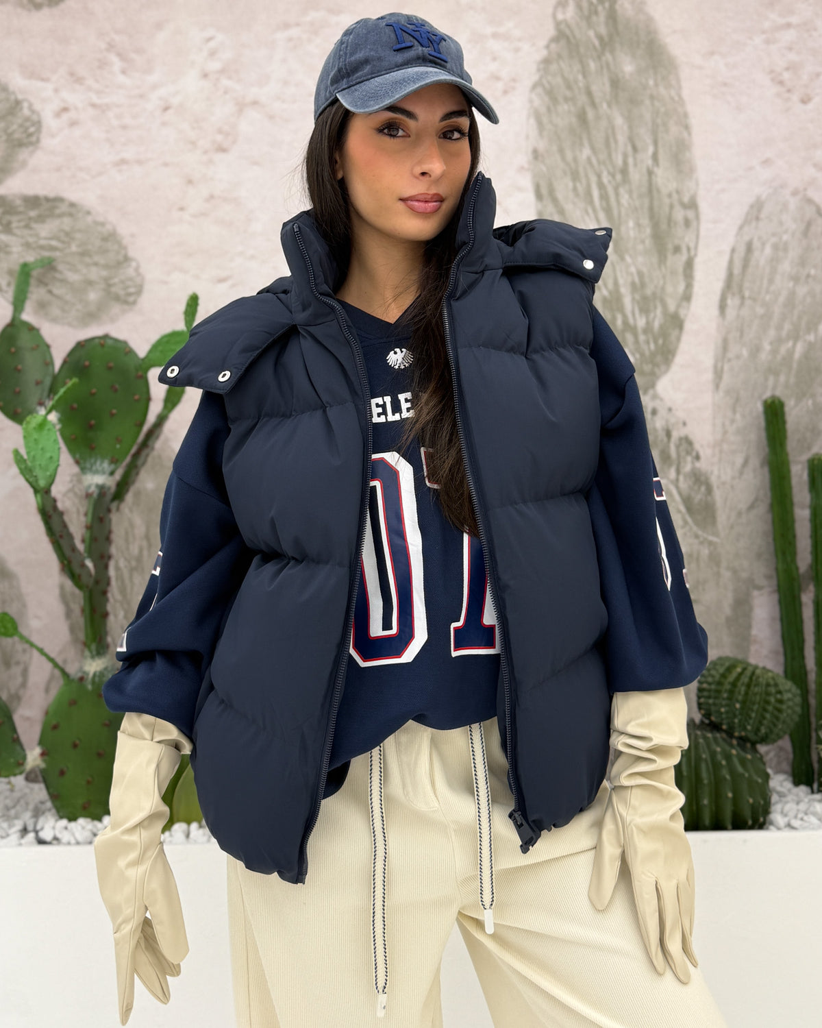 Gilet Imbottito Blu