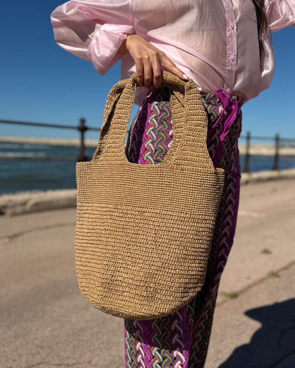 Borsa Capri love Beige