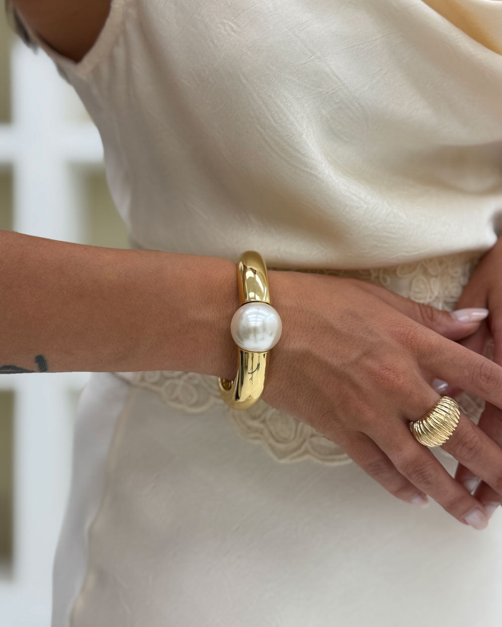 Bracciale Gold perla