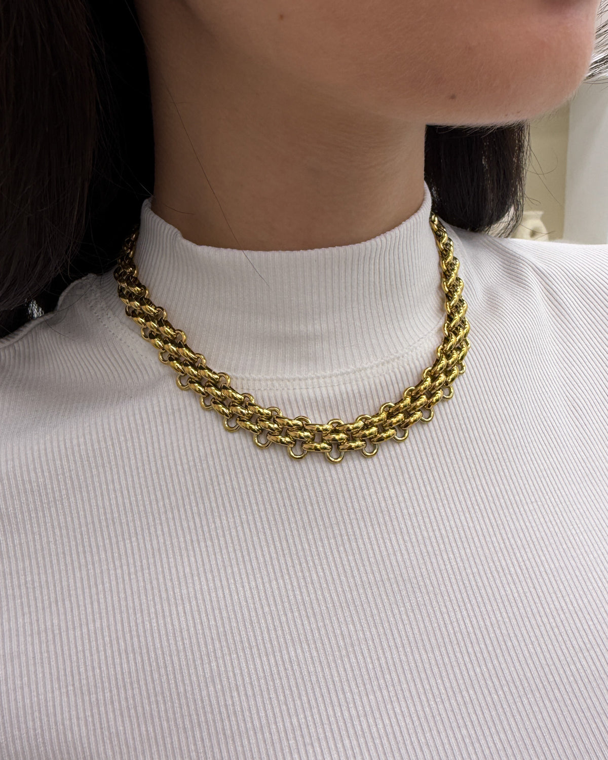 Collana incrocio Oro