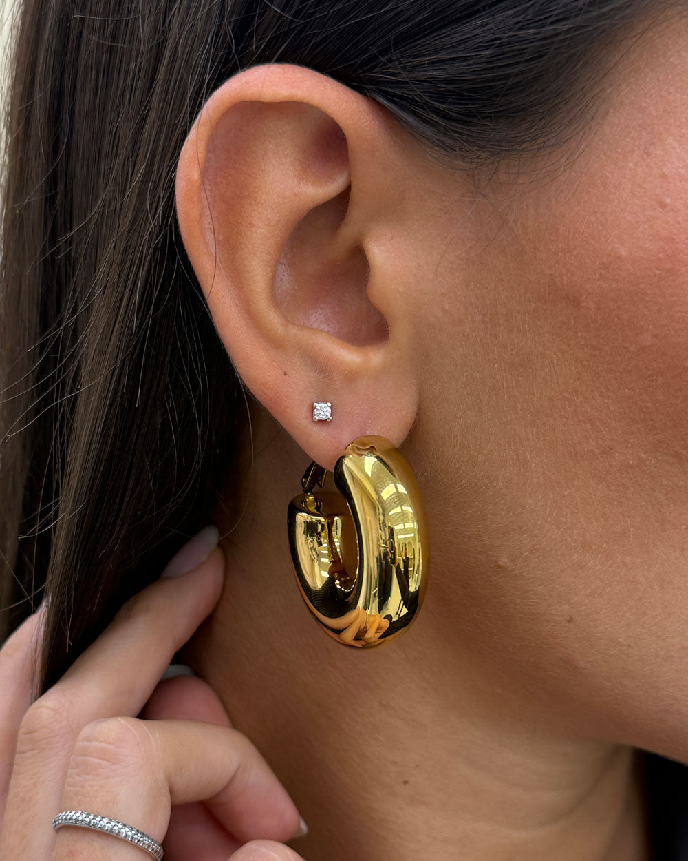 Orecchini Cerchio OT8 Oro