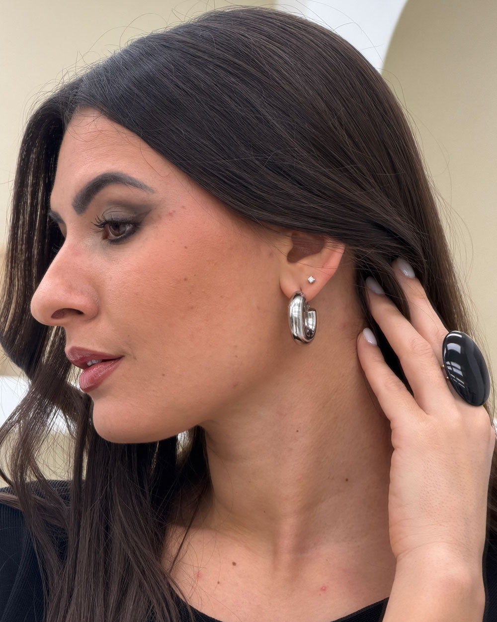 Orecchini Cerchio Mini OT88 Argento