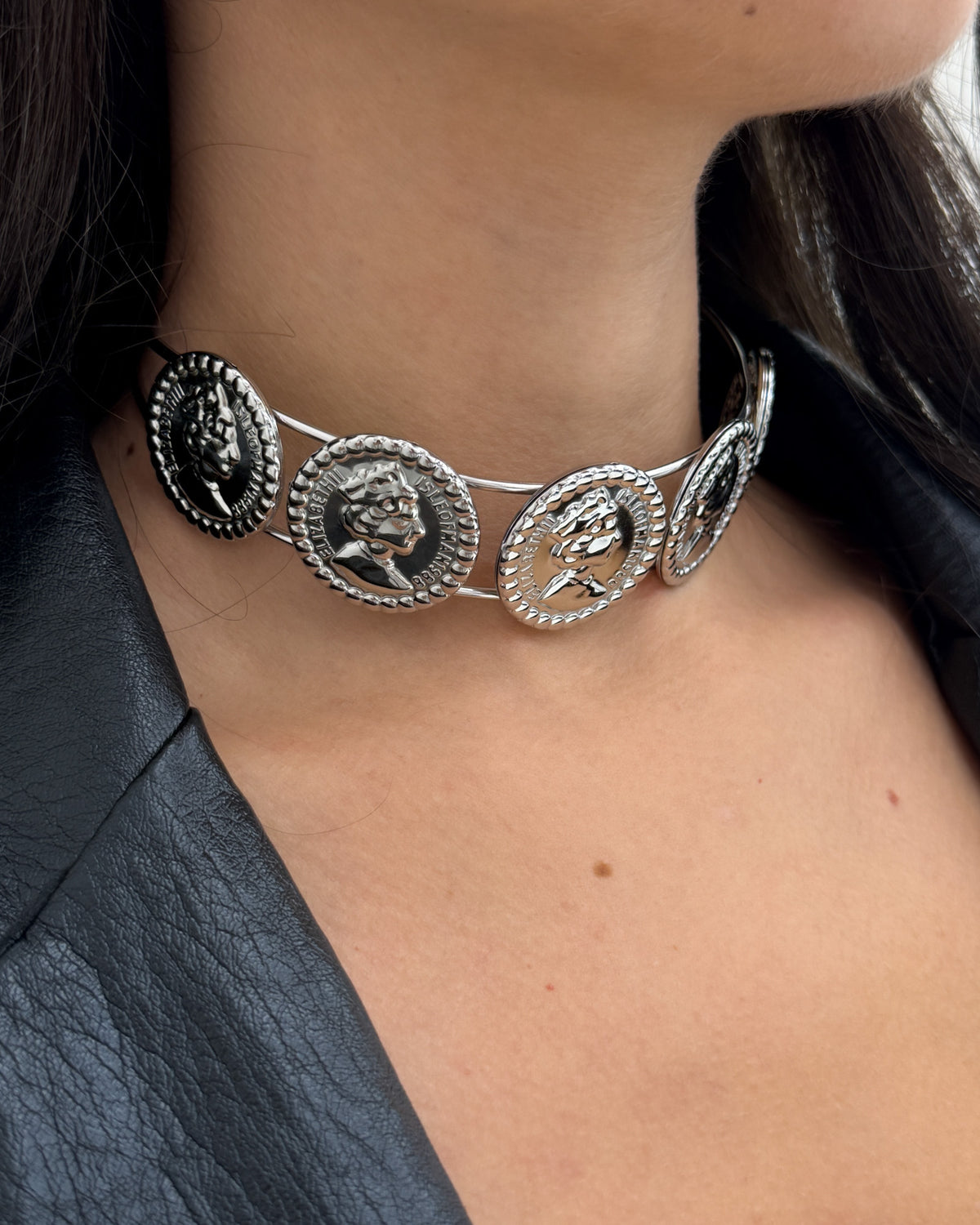 Collana Coins Argento