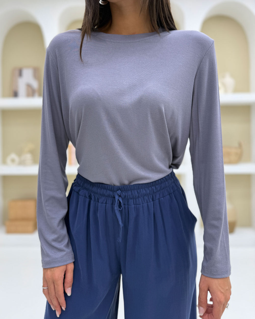 Maglia comfy 7735 Grigio