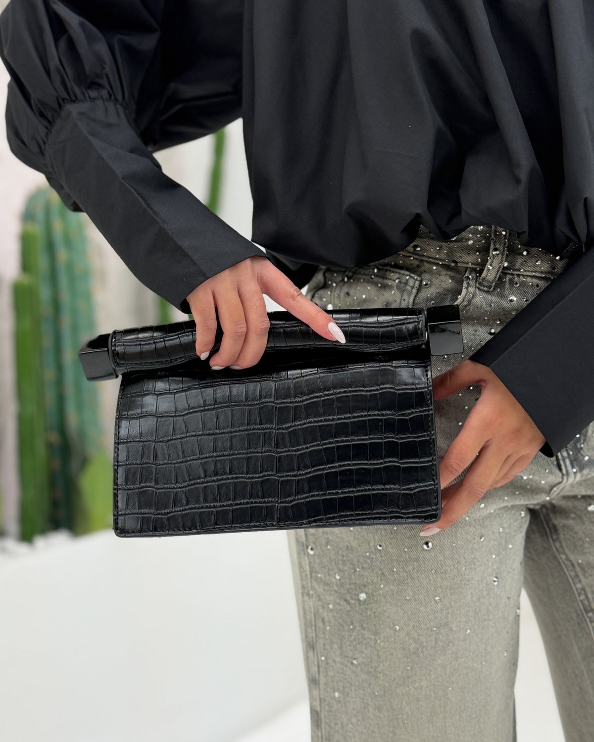 Borsa JACQ. Nero