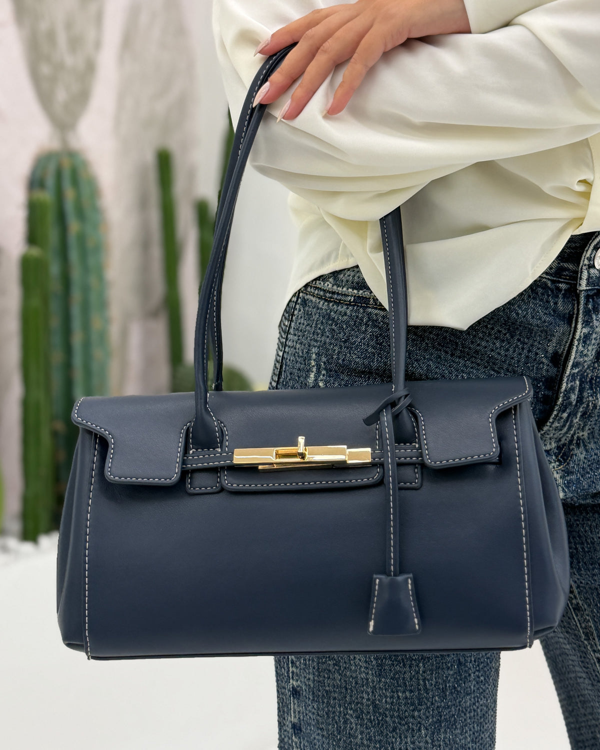 Borsa a spalla Megan Blu