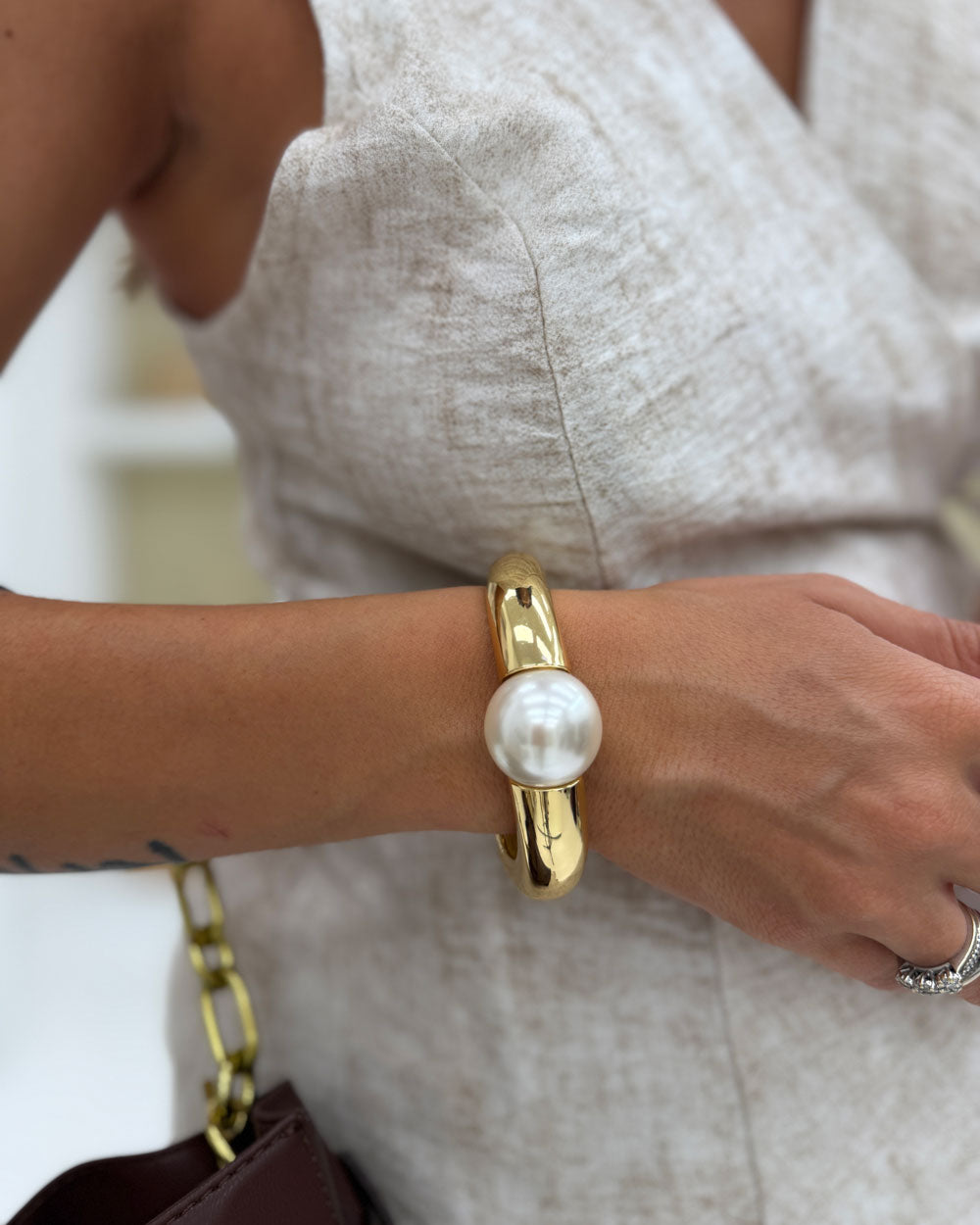 Bracciale Gold perla