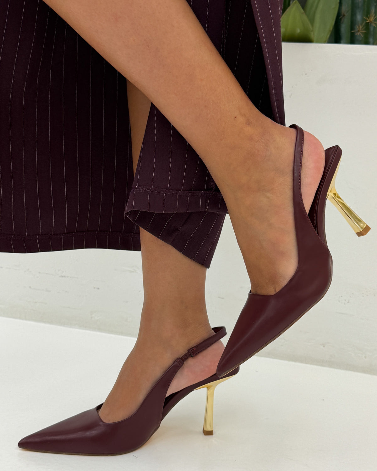 Slingback tc ORO Bordeaux