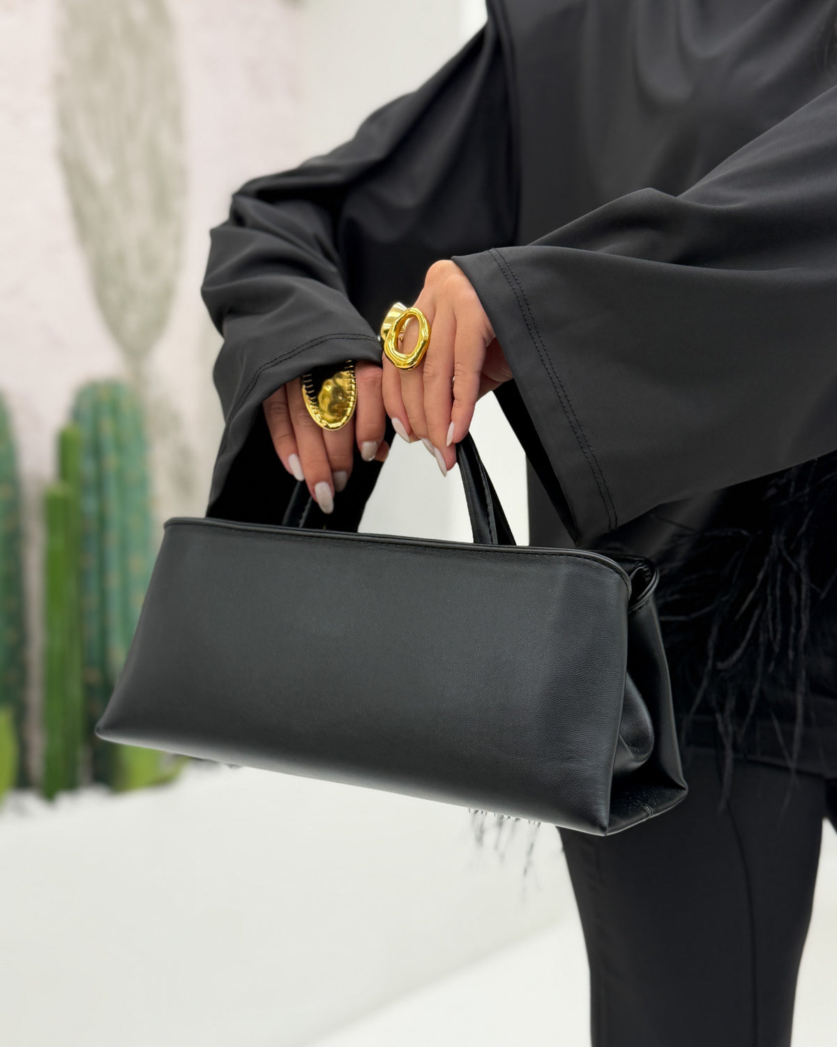 Borsa Rettangolare Nero