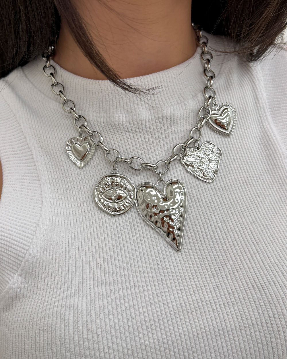 Collana big love Argento
