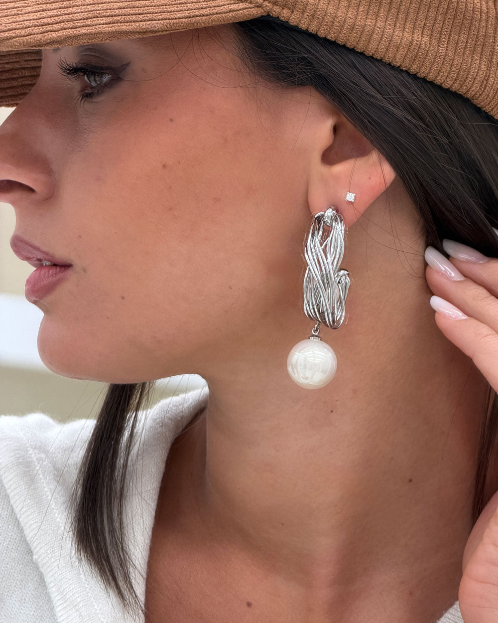 Orecchini Valentina Argento