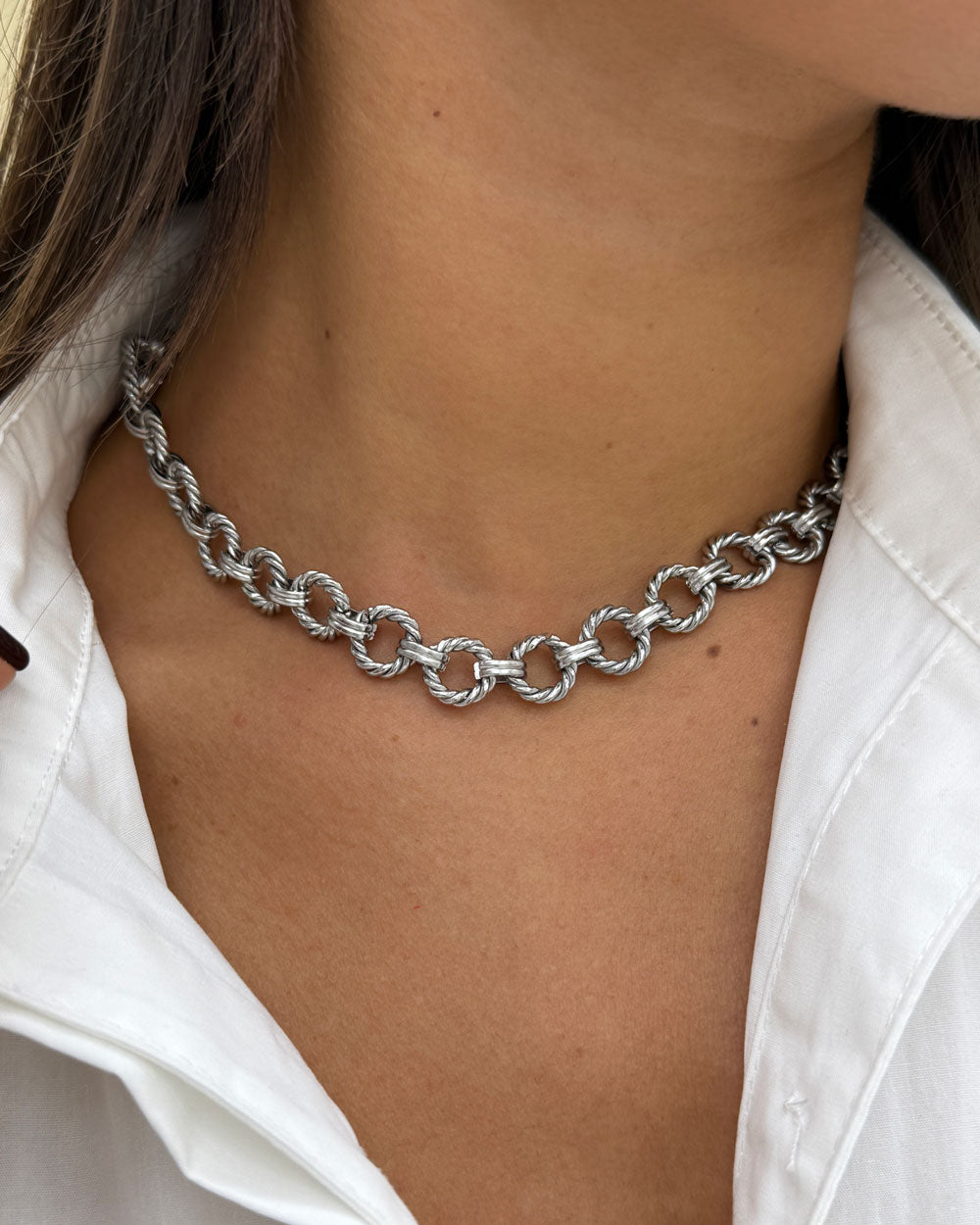 Collana Catena Very argento