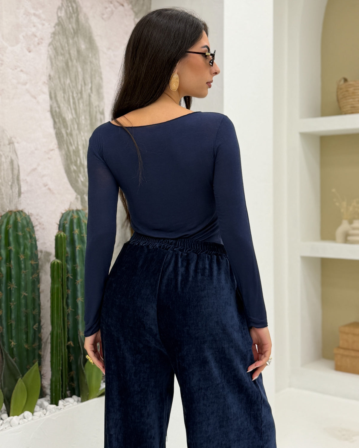 Maglia Taglio Vivo Blu