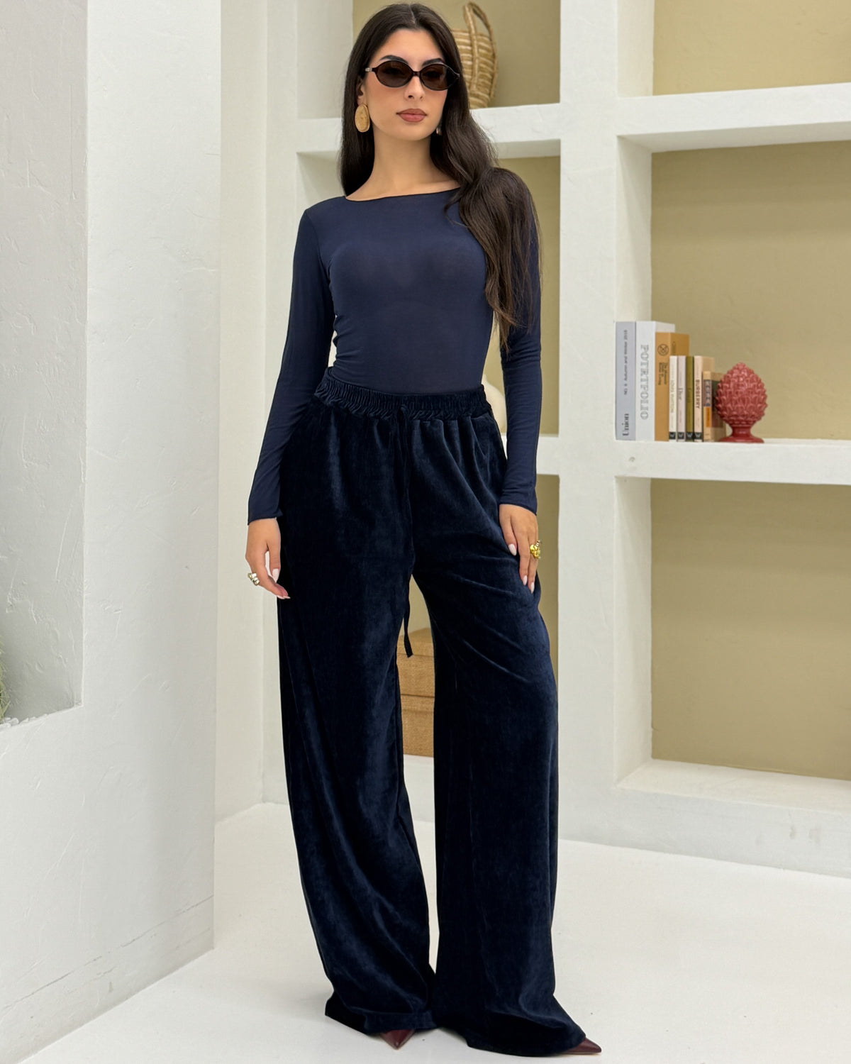 Maglia Taglio Vivo Blu