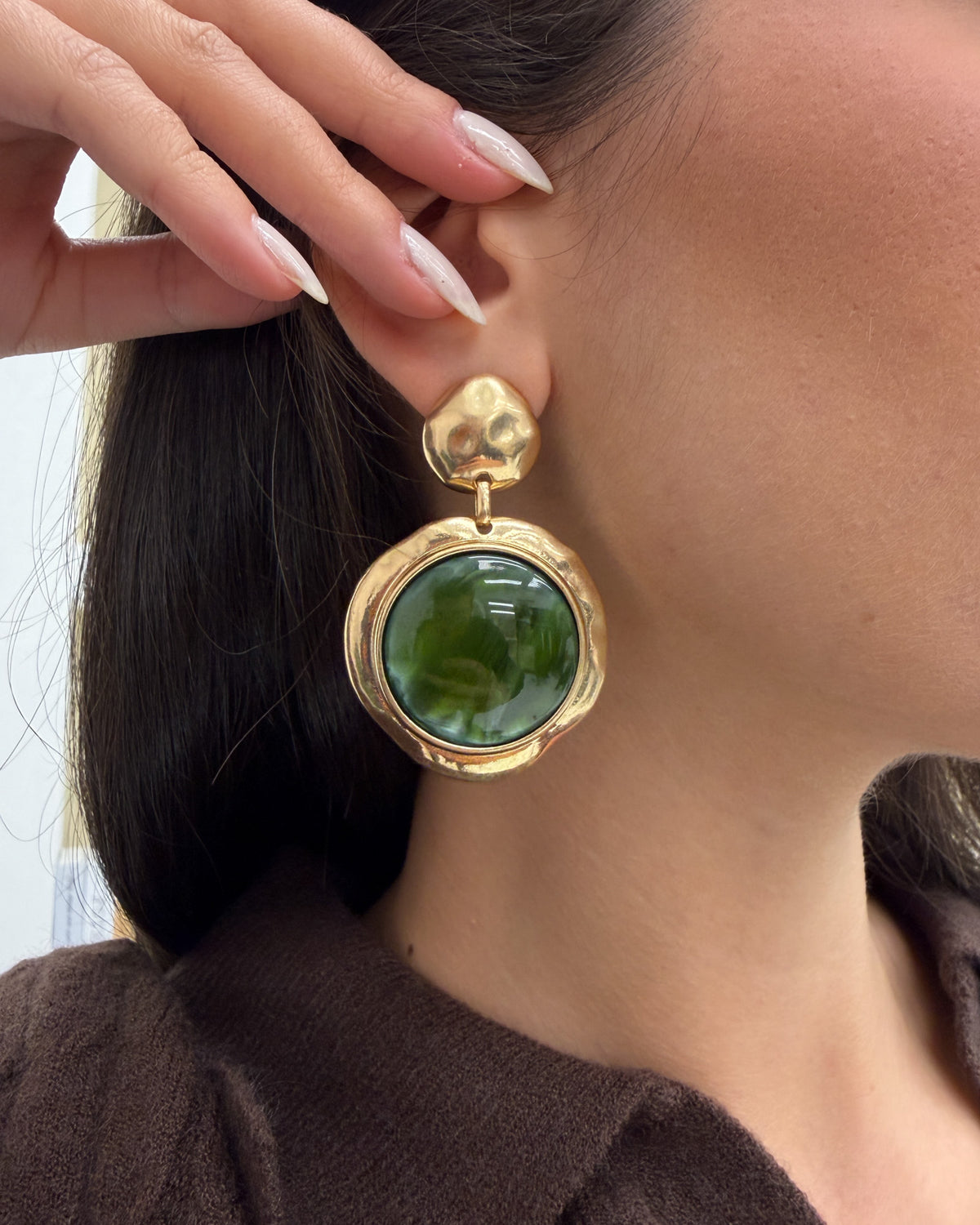 Orecchini Oros Verde