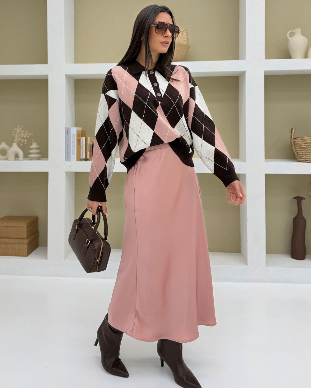 Gonna midi svasata TG Rosa