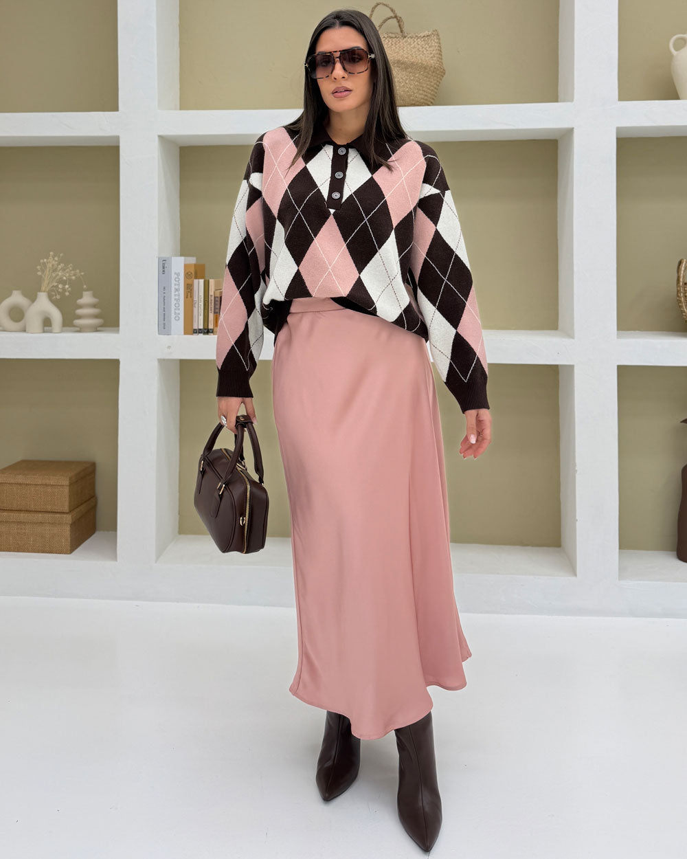 Gonna midi svasata TG Rosa