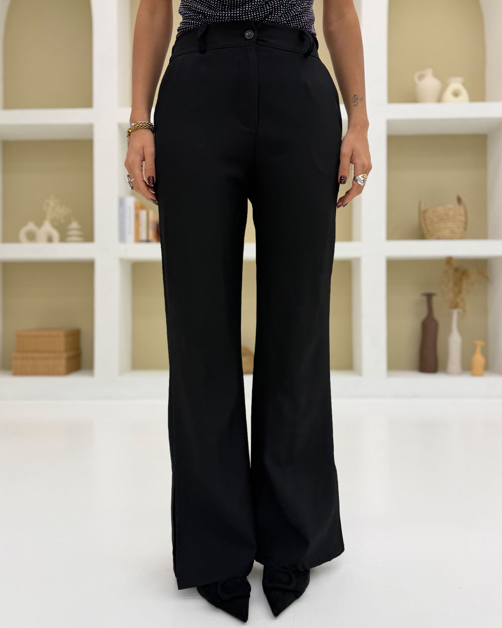 Tailleur Polly cintura Nero