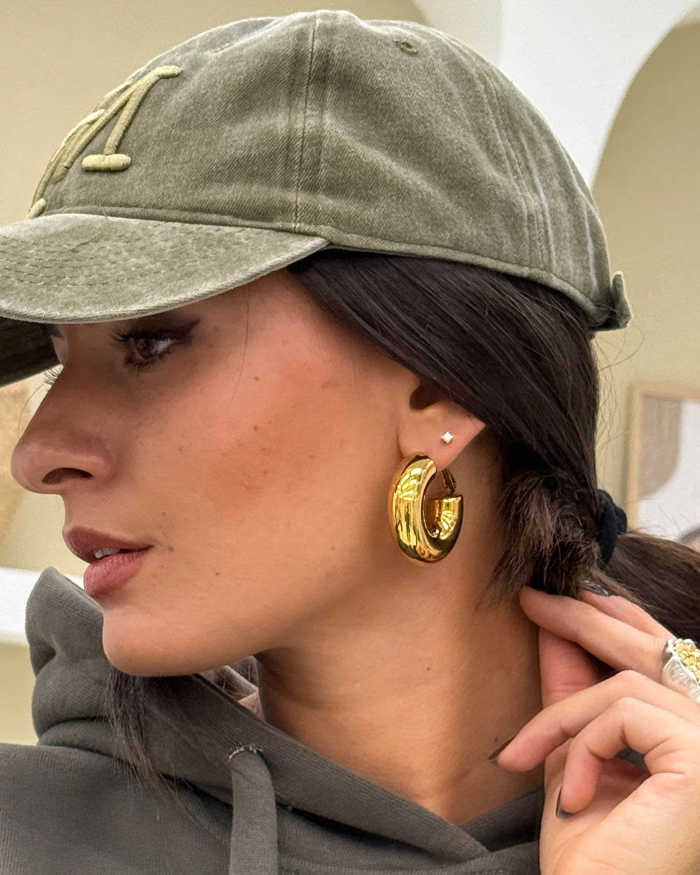 Orecchini Cerchio OT8 Oro