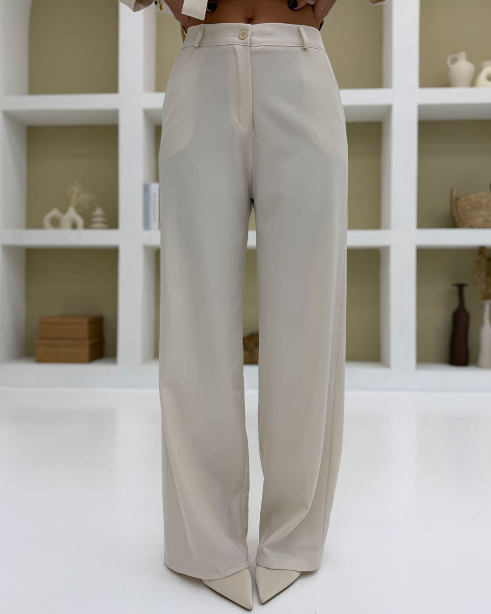 Tailleur sfiancato Charlotte Beige